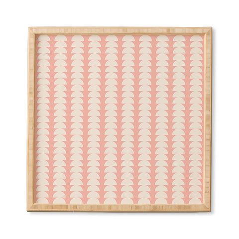 Colour Poems Maude Pattern Pink Framed Wall Art