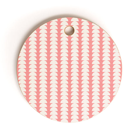 Colour Poems Maude Pattern Pink Cutting Board Round