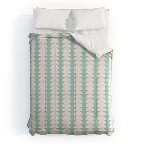 Colour Poems Maude Pattern Seafoam Comforter