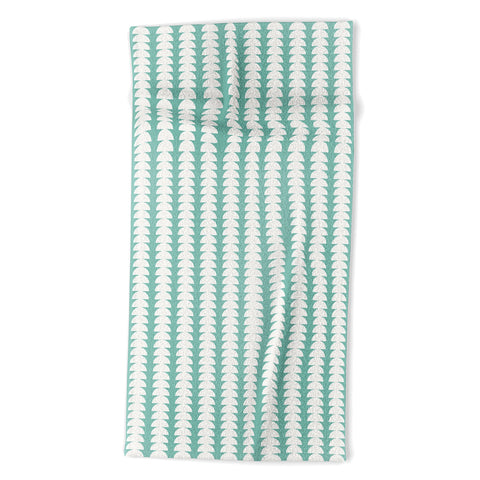 Colour Poems Maude Pattern Seafoam Beach Towel