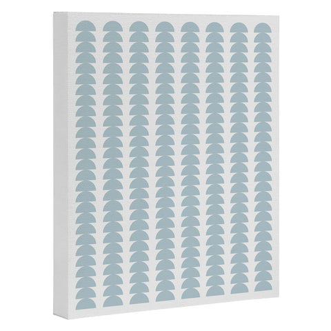 Colour Poems Maude Pattern Sky Blue Art Canvas