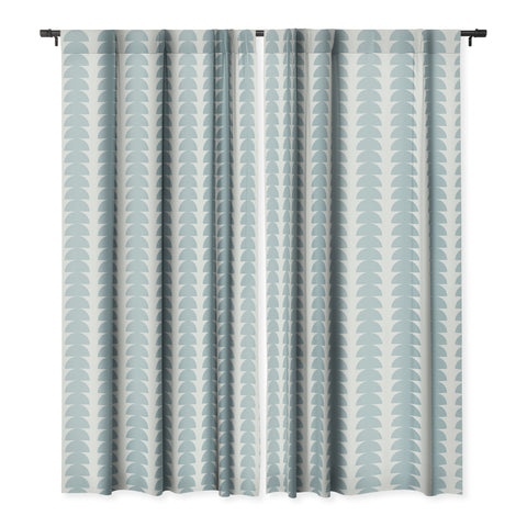 Colour Poems Maude Pattern Sky Blue Blackout Window Curtain