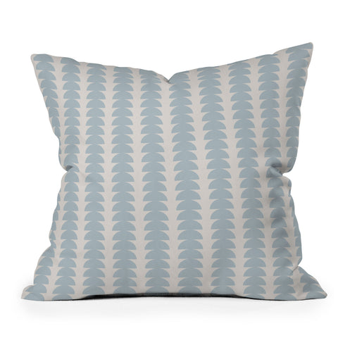 Colour Poems Maude Pattern Sky Blue Outdoor Throw Pillow