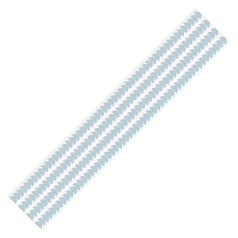 Colour Poems Maude Pattern Sky Blue Table Runner