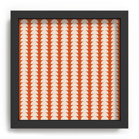 Colour Poems Maude Pattern Vintage Orange Recessed Framing Square