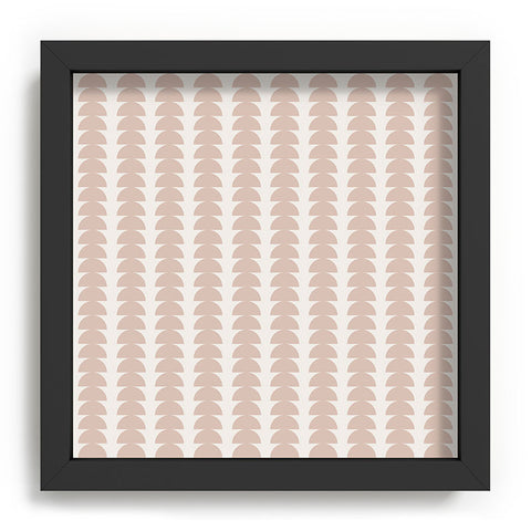 Colour Poems Maude Pattern Warm Neutral Recessed Framing Square