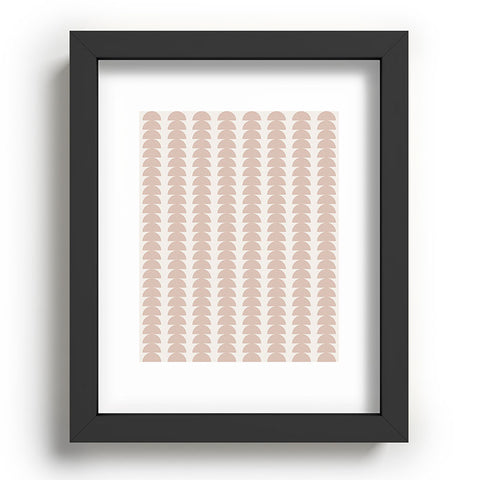 Colour Poems Maude Pattern Warm Neutral Recessed Framing Rectangle