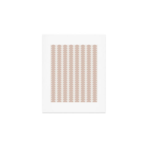 Colour Poems Maude Pattern Warm Neutral Art Print