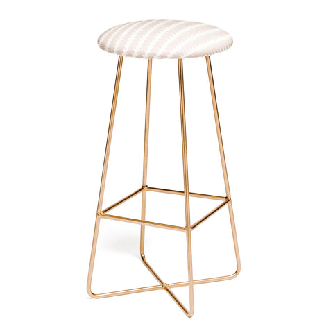 Colour Poems Maude Pattern Warm Neutral Bar Stool