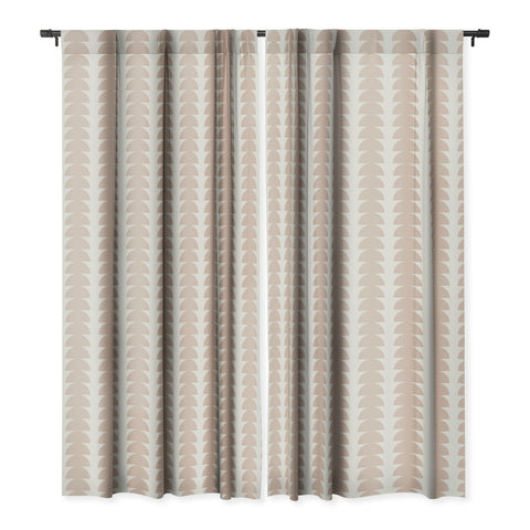 Colour Poems Maude Pattern Warm Neutral Blackout Window Curtain
