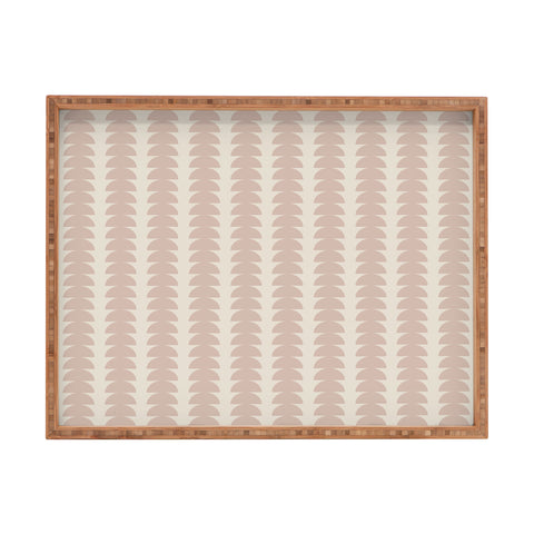 Colour Poems Maude Pattern Warm Neutral Rectangular Tray