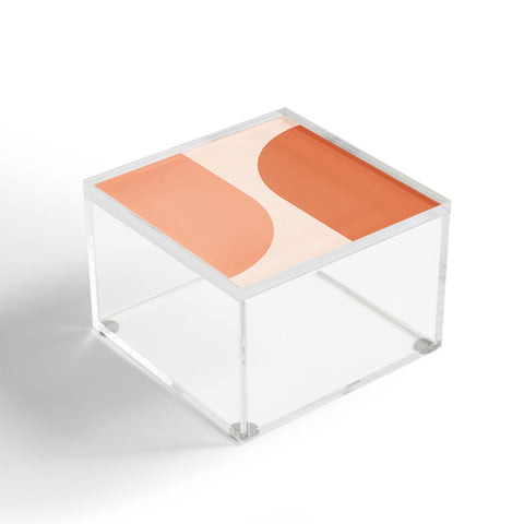 Colour Poems Minimal Arches Peach Fuzz Acrylic Box