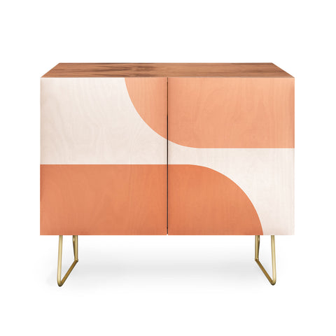 Colour Poems Minimal Arches Peach Fuzz Credenza