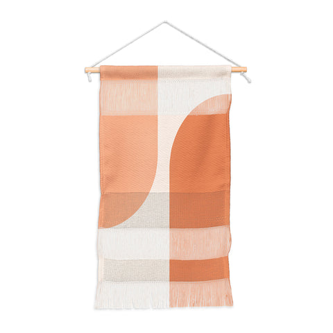Colour Poems Minimal Arches Peach Fuzz Wall Hanging Portrait