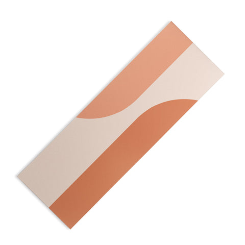 Colour Poems Minimal Arches Peach Fuzz Yoga Mat
