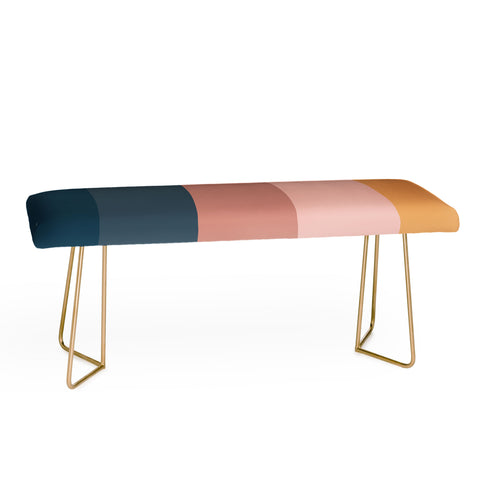 Colour Poems Minimal Retro Stripes Bench