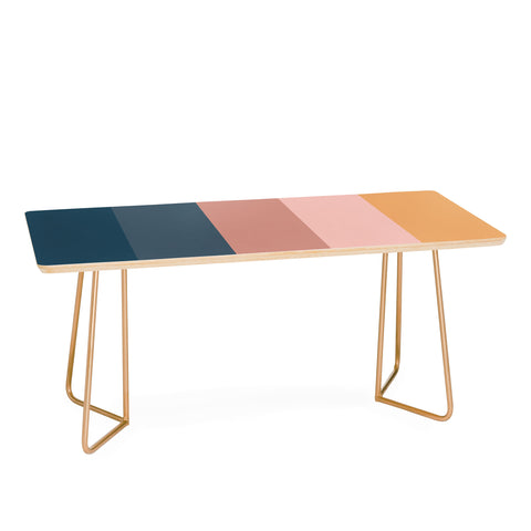 Colour Poems Minimal Retro Stripes Coffee Table
