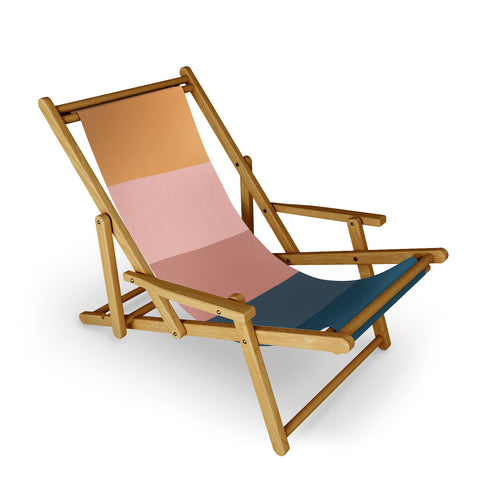 Colour Poems Minimal Retro Stripes Sling Chair