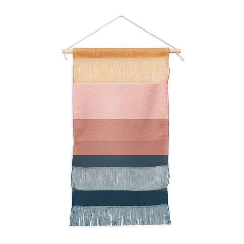 Colour Poems Minimal Retro Stripes Wall Hanging Portrait