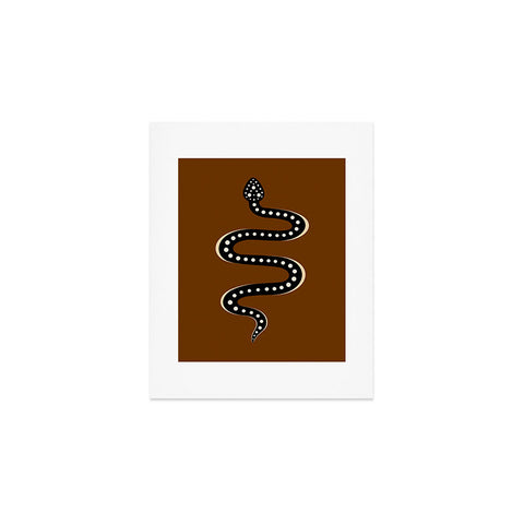 Colour Poems Minimal Snake XXXI Art Print