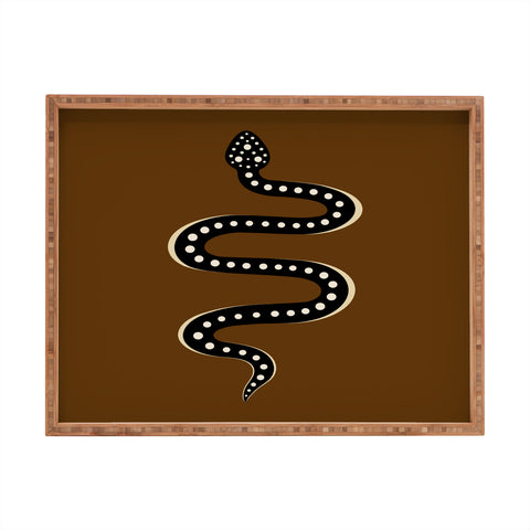 Colour Poems Minimal Snake XXXI Rectangular Tray