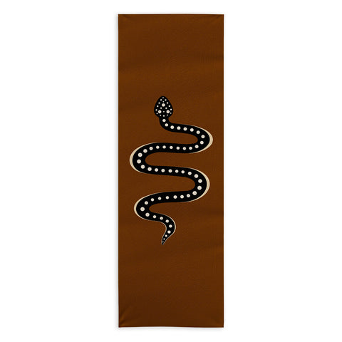 Colour Poems Minimal Snake XXXI Yoga Towel