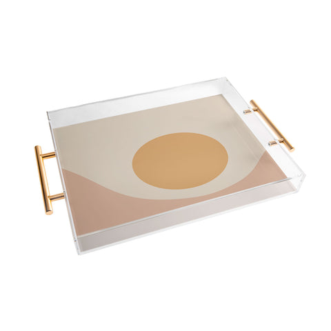 Colour Poems Minimal Sunrise Acrylic Tray