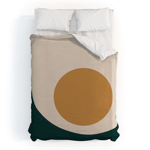 Colour Poems Minimal Sunrise II Duvet Cover