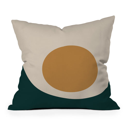 Colour Poems Minimal Sunrise II Outdoor Throw Pillow