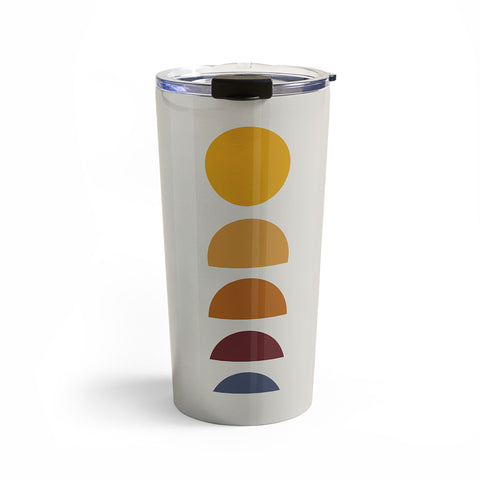 Colour Poems Minimal Sunrise Sunset I Travel Mug