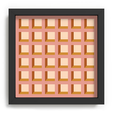 Colour Poems Minimalist 3D Pattern XIII Recessed Framing Square
