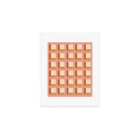 Colour Poems Minimalist 3D Pattern XIII Art Print