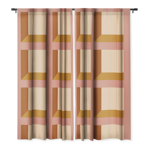 Colour Poems Minimalist 3D Pattern XIII Blackout Window Curtain
