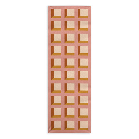 Colour Poems Minimalist 3D Pattern XIII Yoga Towel