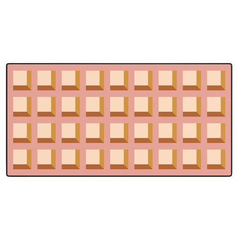 Colour Poems Minimalist 3D Pattern XIII Desk Mat