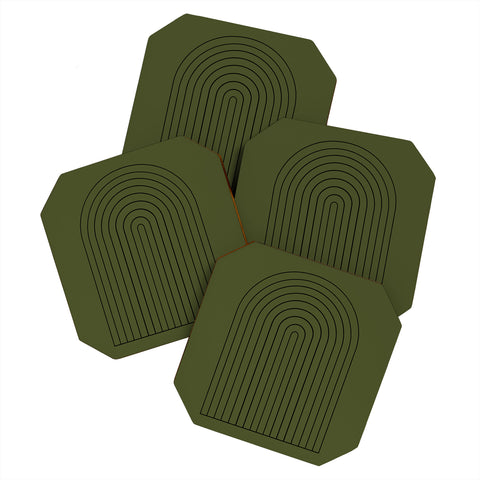 Colour Poems Minimalist Arch XI Coaster Set