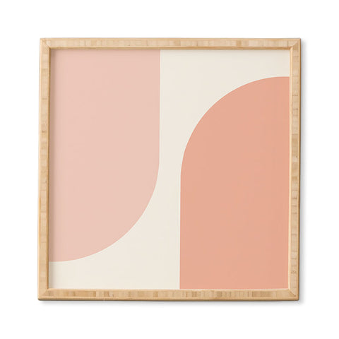 Colour Poems Modern Minimal Arch XXXI Framed Wall Art