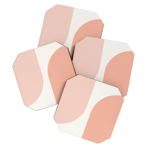 Colour Poems Modern Minimal Arch XXXI Coaster Set