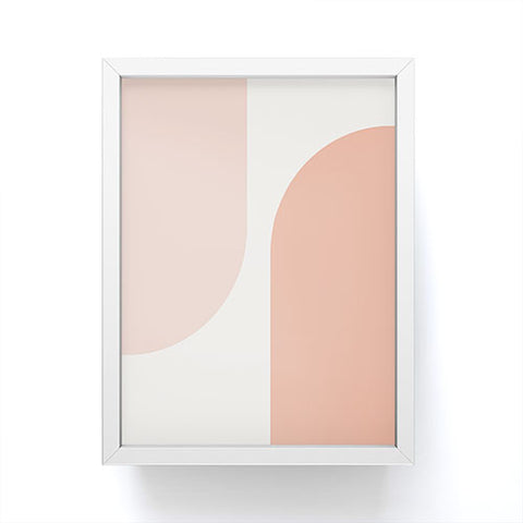 Colour Poems Modern Minimal Arch XXXI Framed Mini Art Print
