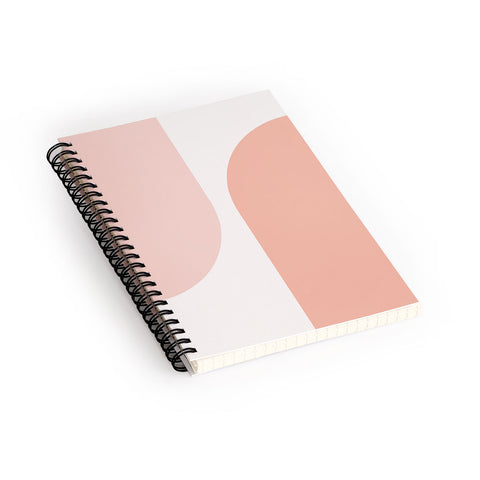 Colour Poems Modern Minimal Arch XXXI Spiral Notebook