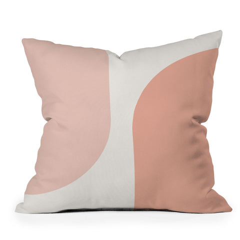 Colour Poems Modern Minimal Arch XXXI Outdoor Throw Pillow