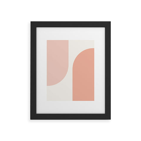 Colour Poems Modern Minimal Arch XXXI Framed Art Print