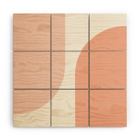 Colour Poems Modern Minimal Arch XXXI Wood Wall Mural