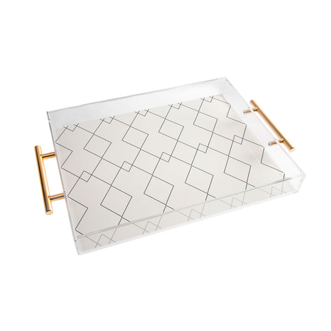Colour Poems Moroccan Minimalist I Acrylic Tray