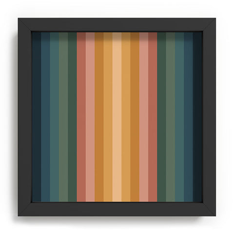 Colour Poems Multicolor Stripes IX Recessed Framing Square
