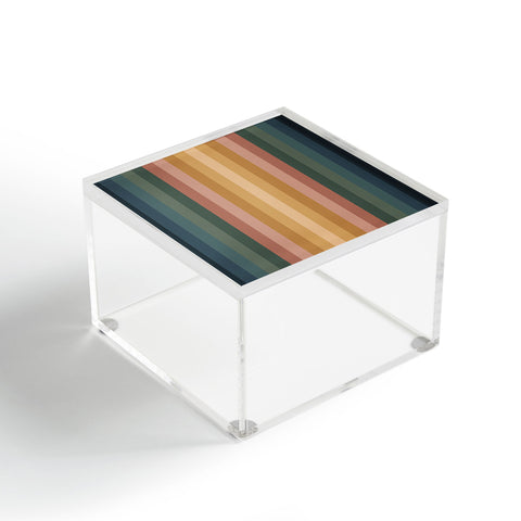 Colour Poems Multicolor Stripes IX Acrylic Box