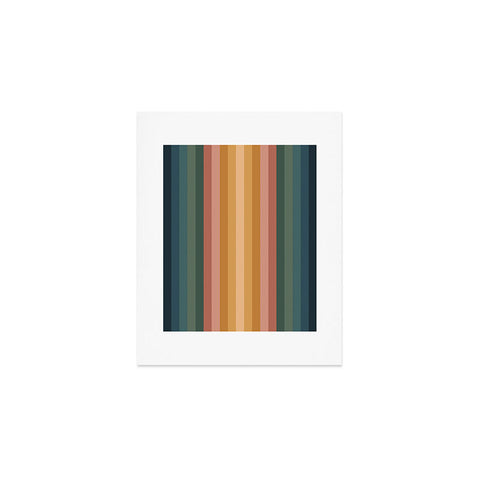Colour Poems Multicolor Stripes IX Art Print