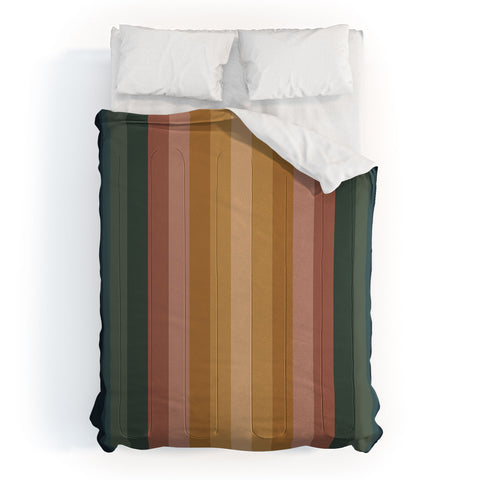 Colour Poems Multicolor Stripes IX Comforter