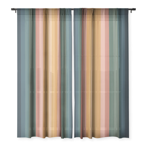 Colour Poems Multicolor Stripes IX Sheer Non Repeat