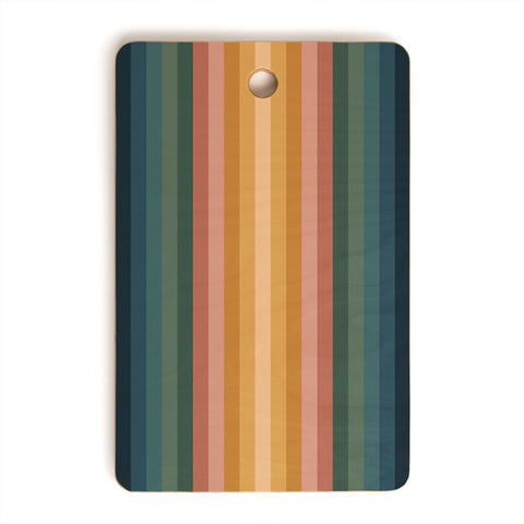 Colour Poems Multicolor Stripes IX Cutting Board Rectangle